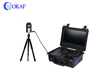 Portable Wirelss Tahan Air PTZ IP Kamera Lebih dari 4G Untuk Kendaraan Militer / Polisi
