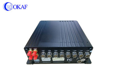 HDD 1080P IP 8 Channel Car DVR Kendaraan Mobile NVR SD Card Storage