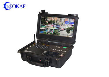 Kamera Keamanan Nirkabel Suitcase 4G Geser Tilt Zoom Positioning GPS