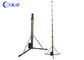 19 Feet Telescopic Antenna Mast Alloy 6063B Untuk Pengintaian