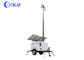 Mobile Sentry GPS Position 9m 400Ah Telescopic Mast Pole Kamera HD 1080P PTZ
