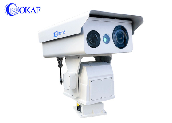 90x Optical Zoom Thermal Ptz Camera Dual Sensor Dengan Laser Night Vision