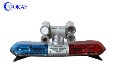 LED darurat merah dan biru Strobe Light Bar IP66 Dengan HID PTZ Kamera