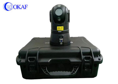 4G HD Deployment Kamera PTZ Portabel Baterai Lithium 10000mah Dengan Tripod / Koper