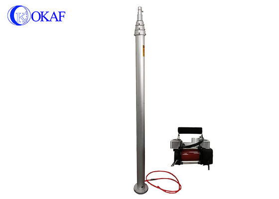 Anodized Aluminium Pneumatic Telescopic Mast 4.2M 5.7M