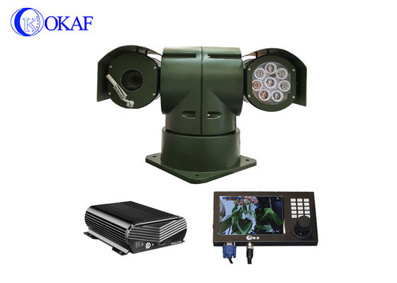 Kamera PTZ Seluler RS485 Terpasang di Kendaraan 2.0MP Zoom Optik 20x 25x