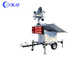 Trailer Kamera CCTV Seluler Sentry Solar Trailer Pengawasan Keamanan Tiang Teleskopik
