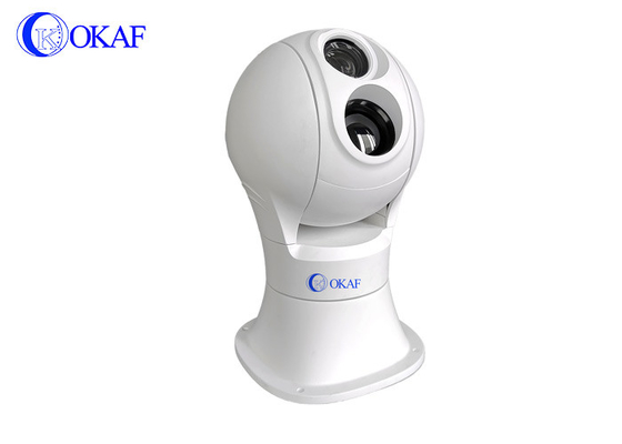 Kamera PTZ termal stabilisasi gyro jarak jauh 75mm