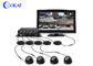 AHD IR Wide Angle Car Kamera CCTV IP / SDI / AHD / Analog Sinyal 4 Kit DVR Saluran