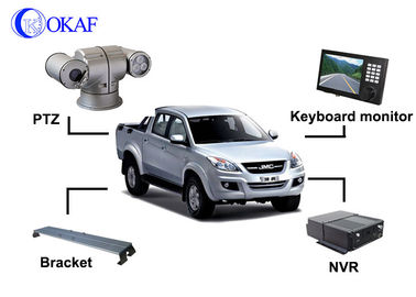 20x Vehicle Pan Tilt Zoom Kamera Pelacakan Otomatis 1080P 2MP HD IP/SDI/AHD/ Analog