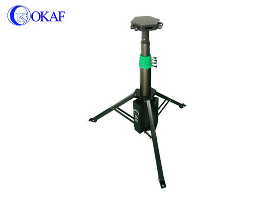 Manual Lifting Portable Power Bank Tripod Foldable Telescopic Mast Dengan Baterai