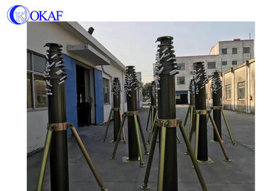 Menara Telekomunikasi Telescoping Aluminium Antenna Mast DC12V/24V