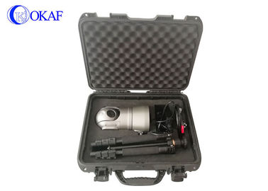 4G HD Deployment Kamera PTZ Portabel Baterai Lithium 10000mah Dengan Tripod / Koper