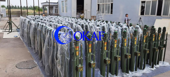 26 kaki 44 lb 8M Telescoping Antenna Mast Dengan Tripod