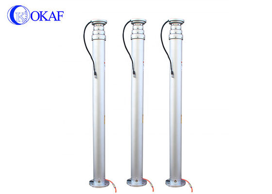 Anodized Aluminium Pneumatic Telescopic Mast 4.2M 5.7M