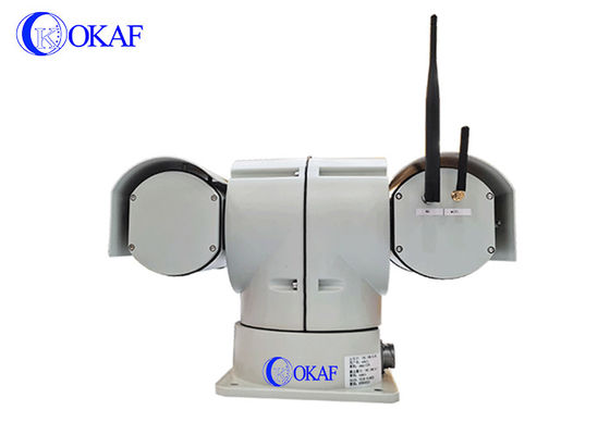 OKAF 4G Anti Shock Kendaraan Atap PTZ IP Kamera RS485 Kontrol