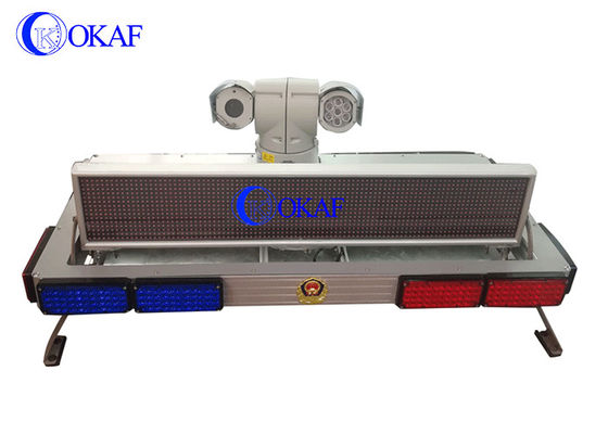 2.0MP PTZ Kamera LED Lampu Bar RS485 LED Emergency Flashing