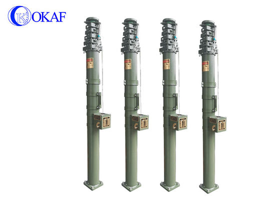 Vehicle Mounted 20m 30KG Telescopic Camera Pole setinggi 1200mm
